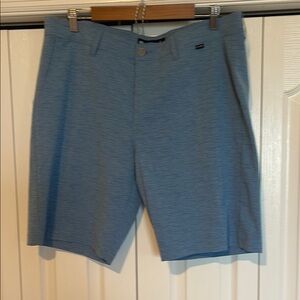 Travis Mathew Blue Flat Front Shorts for Casual Wear